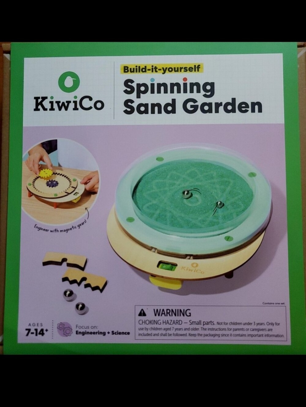 KiwiCo Build-it-yourself Spinning Sand Garden RETAIL $29.95